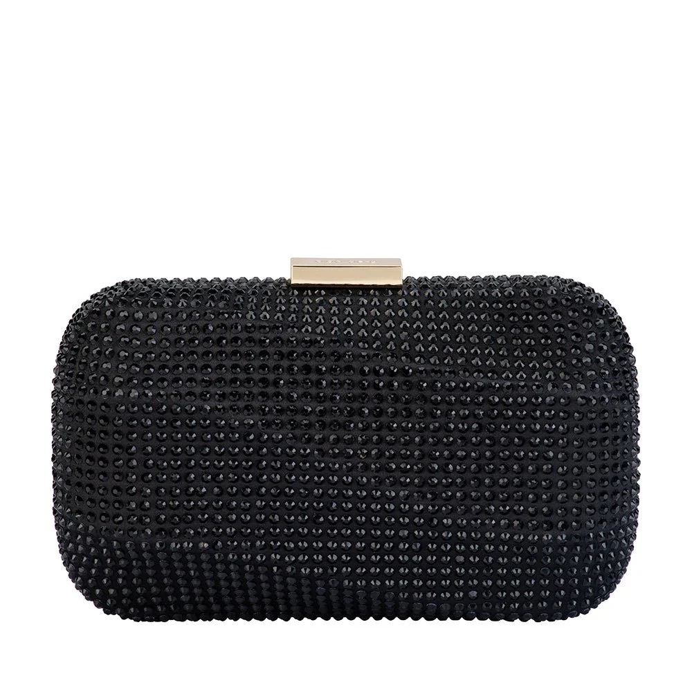 Olga Berg Black Clutch Bag